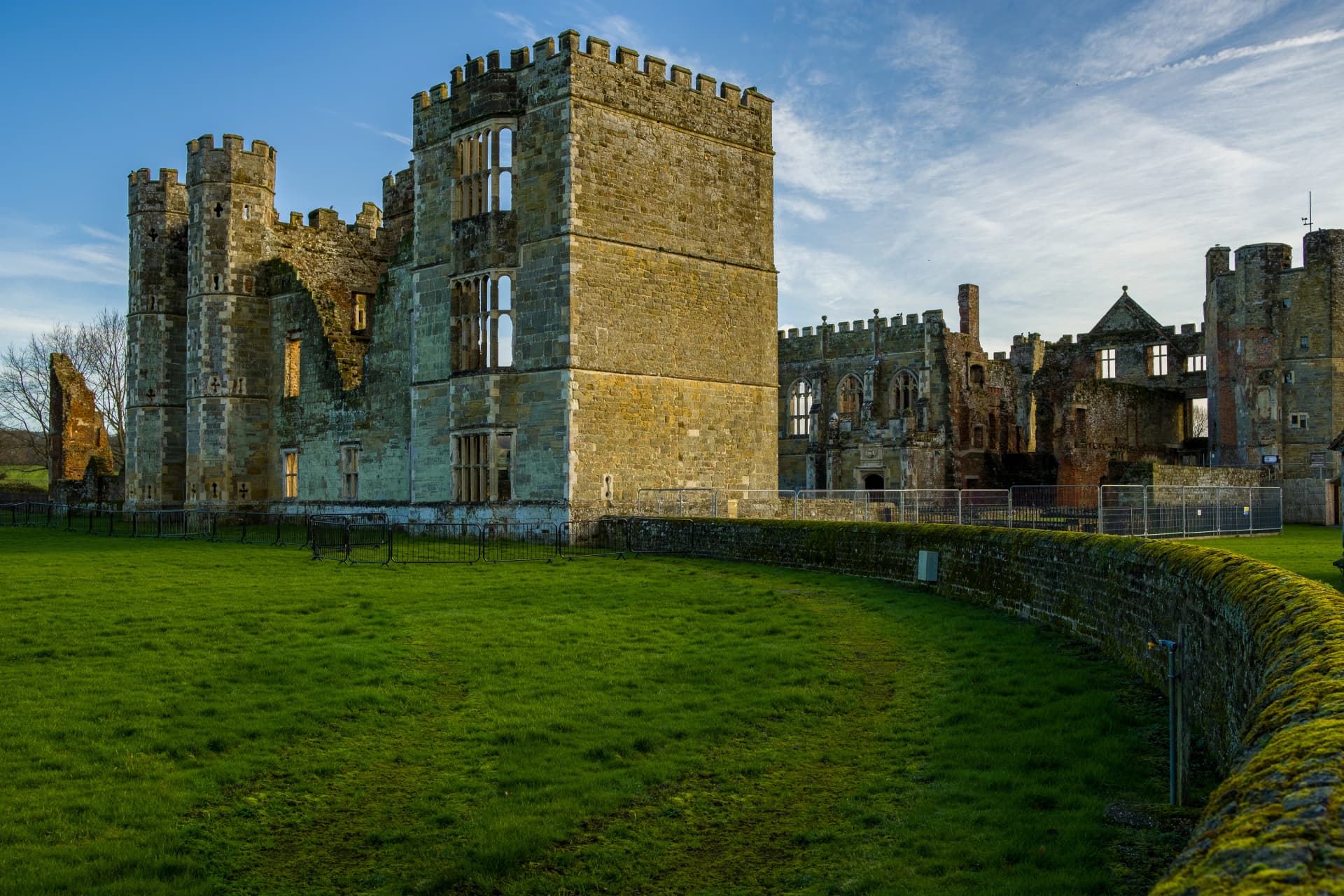 Cowdray Ruins at Midhurst, West Sussex, England, United Kingdom
